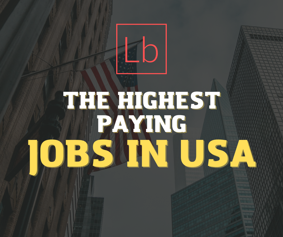 The highest paying jobs in USA